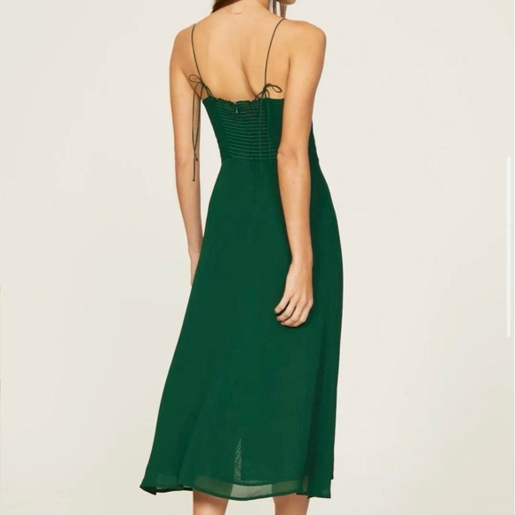Reformation Strapless Green Dress - Picture 5 of 6
